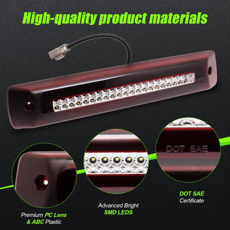 ATLEDLT LED Third Brake Light Compatible With 2015-2025 Colorado/Canyon 2012-UP