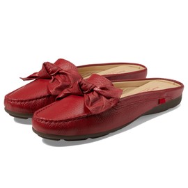 Marc Joseph New York Diane Street - Shoes for Women - Leather Upper - Slip-on Style - Synthetic Outsole Red Grainy 7.5 M