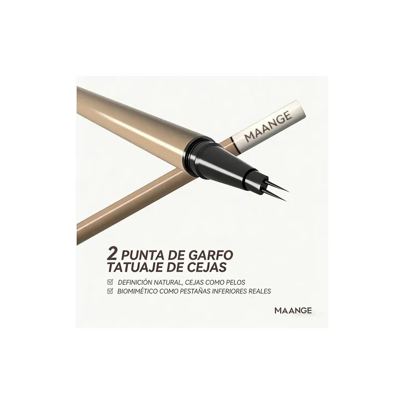 Lapiz Para Cejas,Delineador de Cejas LíQuido,Efecto 3D Waterproof,Natural Lapiz De