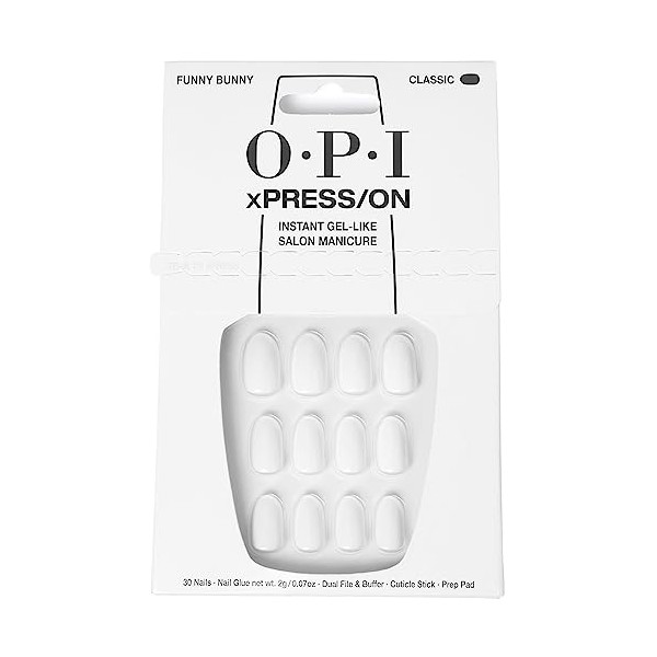 OPI xPRESS/ON Press on Nails | Short Round Light Solid