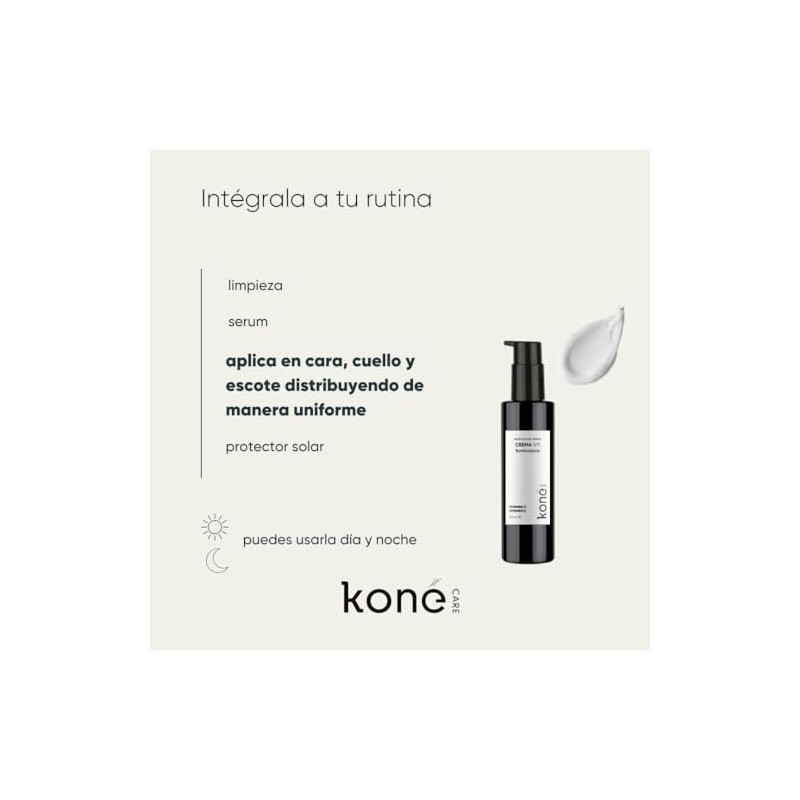 CREMA Nº1 ILUMINADORA - NUTRITIVA con VITAMINA C KONE CARE