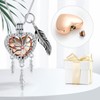 memorial jewelry Dream Catcher Urn Necklace Heart Cremation Jewelry for