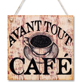 CARISPIBET Especially Café Signs Decorative Signs for Home 20 x 20 cm