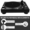 2+2Pack Record Player Needle Replacement for ATN3600L, Windspeed Turntable Stylus