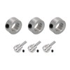 PATIKIL 6個セット セットスクリューカラー 内径6.05mm シャフトカラー 外径11mm 高さ5mm M3ハンドスクリュー6個付き ランディングギアストッパー ホイールカラー