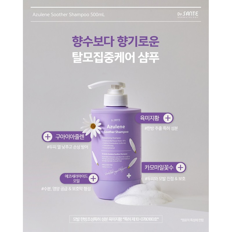 Sante Azulene Soother Shampoo + Treatment Set Stick (5mlx10ea) Relieves