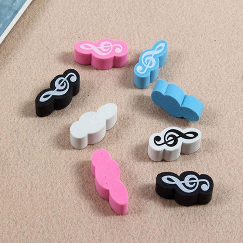 EKIMI Eraser Music Note Style Mini Stationery Eraser
