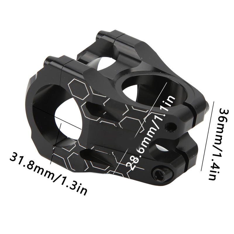 MEROCA Mountain Bike Short Handlebar Stem Aluminum Alloy CNC Hollow