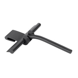 Schöner Wohnen Kollektion Badezimmerwischer Mod. Mondine Duschabzieher Edelstahl Silikon schwarz 21 cm breite Lippe für streifenfreies Abziehen Maße 21 cm x 25,5 cm x 4 cm
