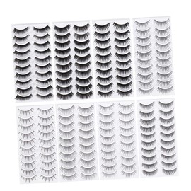 Mikinona Natural False Lashes 80 Pairs Fake Eyelashes in 8 Styles Long Thick for Chic Eye Makeup