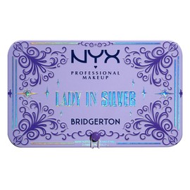 Nyx Professional Makeup, Bridgerton Paleta de Rubor, Tono: Lady in Silver (rosa). Rubor en polvo. Fórmula vegana.