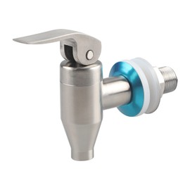 GWENBHMTOOL - Dispensador de bebidas de acero inoxidable con llave de repuesto para té solar, agua, jugo o varias bebidas