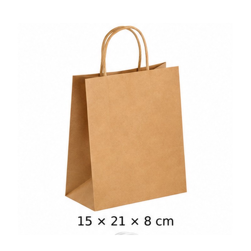 Kraft Paper Gift Bags with Handles for Party Favors –