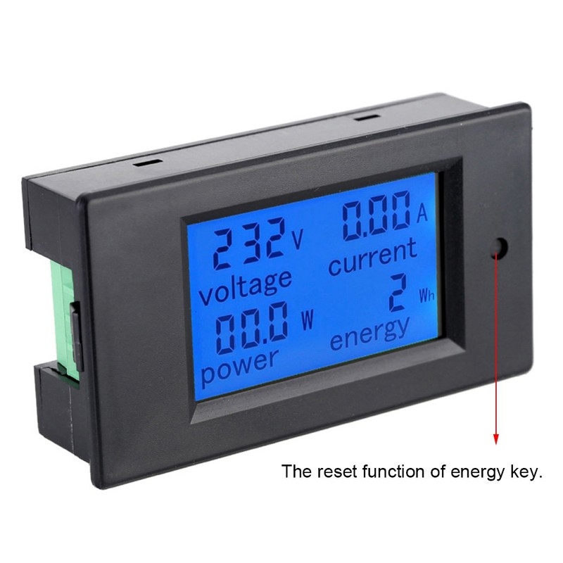 PZ-021 20A Digital AC LCD Voltage Current Power Energy Meter
