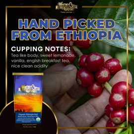 Mt. Whitney Organic Ethiopia Guji Coffee (Whole Bean, 12 Oz)