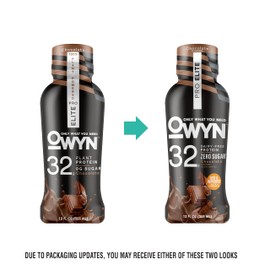 OWYN Only What You Need Pro Elite Protein Shake Variety Pack, 32g Protein, 0g Sugar, High Protein, Dairy Free, Gluten Free, Plant Based Protein Drink, 12 Count