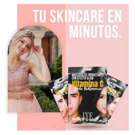 Mascarilla Jye Efecto Glow Ac Hialuronico 50pza Espectacular