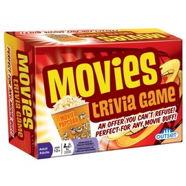 Outset Media Movies Trivia Game - Party Game - Family Game - Travel Game - Fun and Easy to Play - 880 Trivia Questions - for 2 or More Players - Ages 12+