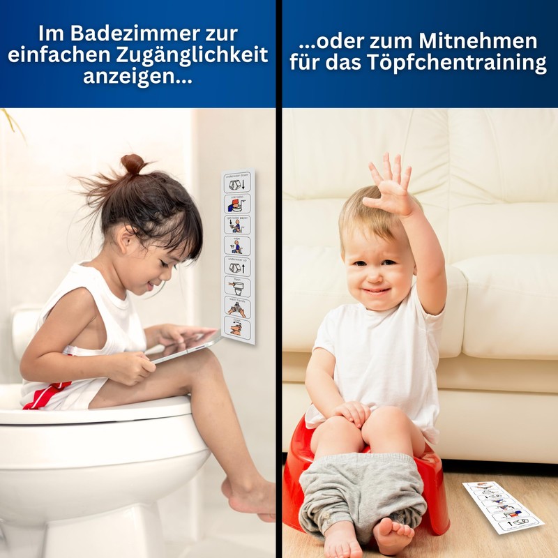 Toilet Training Visual Kids Autism / ADHD Aids - Routien