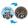 WIRESTER 3.5 inch Dishwasher Clean Dirty Flip Sign Double-Sided Decoration