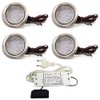 4er Set LED Downlight Furniture Lamp Downlight 3 W Warm