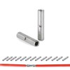 kuosbiu 100 PCS Non-Insulated Butt Connectors Kit, AWG 26-22 Wire