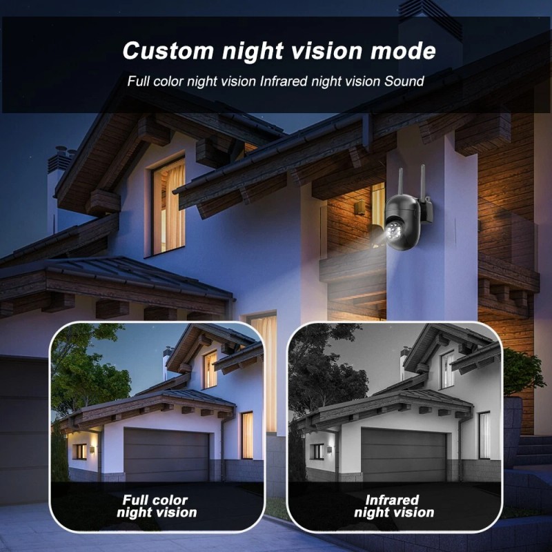 Sansco 5MP IP Wireless WIFI CCTV PTZ Camera Smart Home