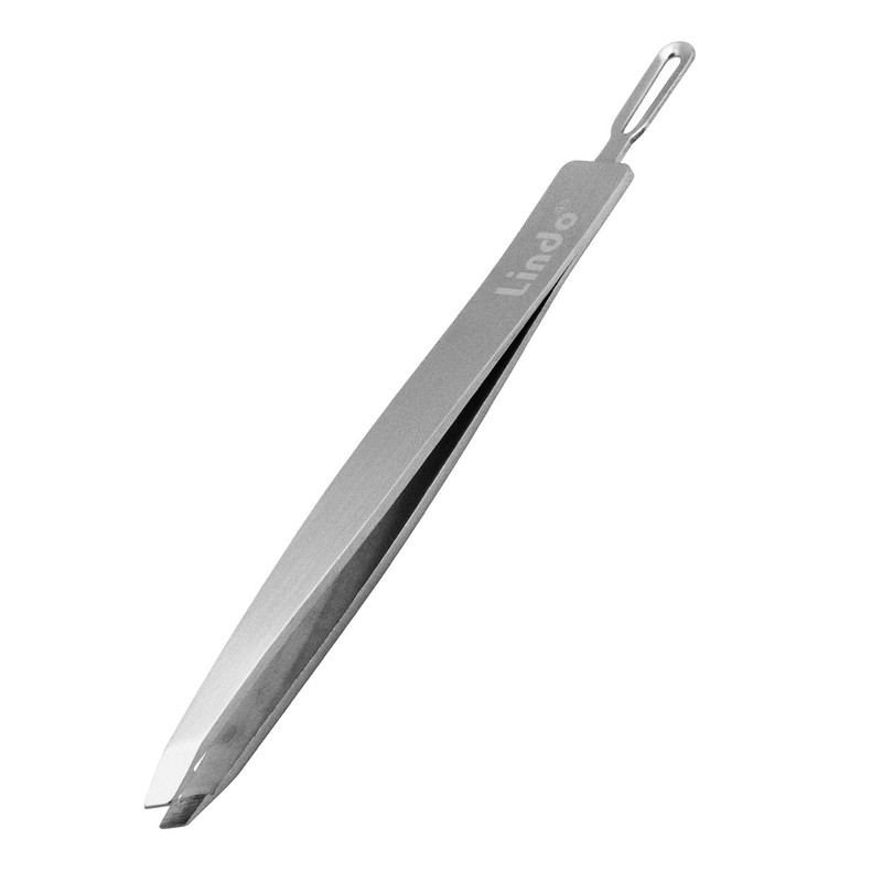 Lindo Pro Tweezer with Blackhead Remover - Stainless Steel Dual-Function