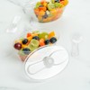 Restaurantware Deli Cup, Fruit Cup, Retail Cup with Lid and