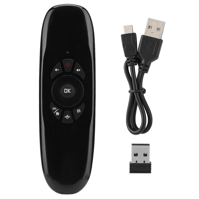 C120 USB 2.4G Wireless Flying Mouse Keyboard Remote Control for