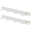 Garneck 2pcs Drawer Gap Slide Hooks Towel Rack Cookware Hanging