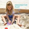 ABORON Kids Sand Boxes with Excavator Sandboxes with Covers Corner