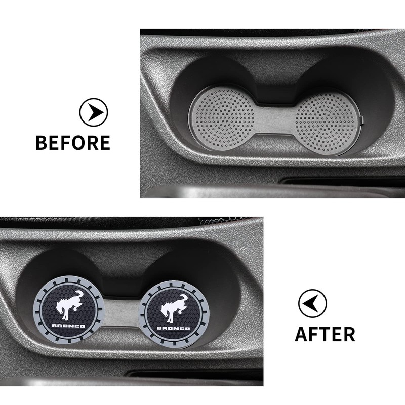 Car Cup Holder Coaster for Ford Bronco Sport 2023 2024