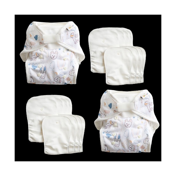 Vimse Starter Box One Size Cloth Nappies, 1 set