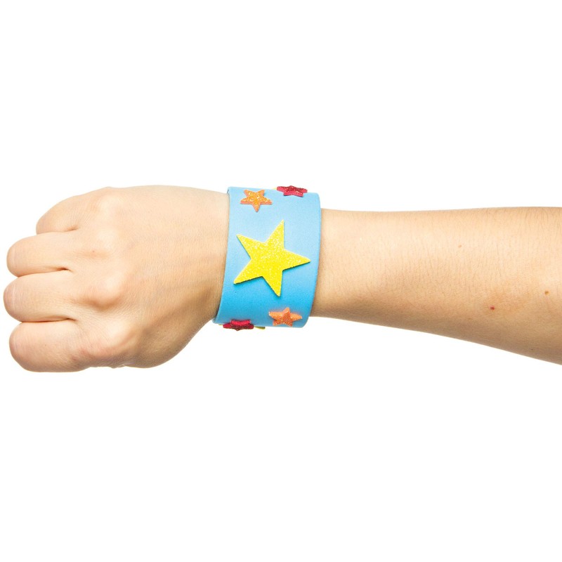 Baker Ross Bracciali a Scatto in Gommapiuma per Bambini da