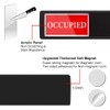 Privacy Sign Vacant Occupied Home Office Restroom Conference Bathroom, Black-