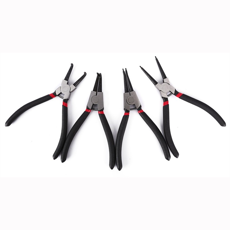 4 PCS Professional Heavy Duty 7" Internal External Straight Bent