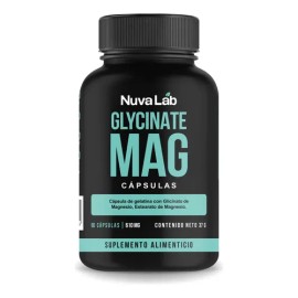 Glicinato Magnesio Capsulas 610mg Nuvalab Domir Sabor