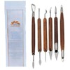 COMIART CREATE COLOR LIFE 6Pcs Carving Clay Sculpting Hand Chisel