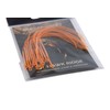 HAWKRIDGE - 12 Pieces of MEDIUM ORANGE Fly Fishing Braided