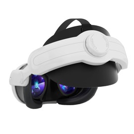 Vergissm Head Strap for Oculus Quest 3, Meta Quest 3 Accessories Adjustable Elite Strap Replacement, VR Headset Accessories Enhanced Support & Comfort Reduce Pressure Suitable for Kids and Adults