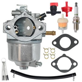 JDLLONG AM122617 Carburetor Fit for John Deere 345 Fit for Kawasaki FD590V Engine Carb with Gaskets