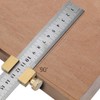 Brass Steel Ruler, Ruler Stop, T Groove Design, Brass Scriber