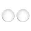 sourcing map 2pcs Clear Acrylic Contact Juggling Ball 1.8"- 45mm