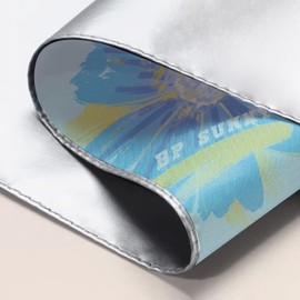 BP SUNNY Women's Folding Umbrella, 6 Ribs, Thai Silver Gel, Auto UV Protection, Sun or Rain, UPF 50+, Lightweight, Convenient for Work or School, Portable, Foldable Umbrella, Gift, Mother's Day,