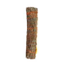 9in Ritual Wand Smudge Stick with Rosemary, Palo Santo and Quartz - Creates an Enchanting Ambiance