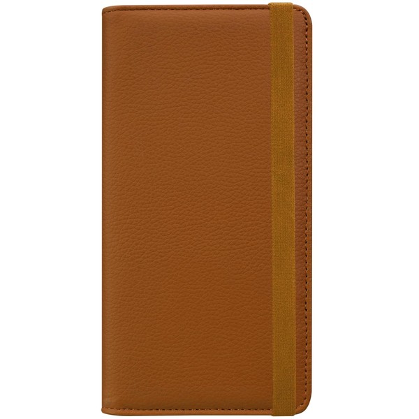 HOTCOOL Checkbook Cover with Elastic Band - Premium Leather Clear