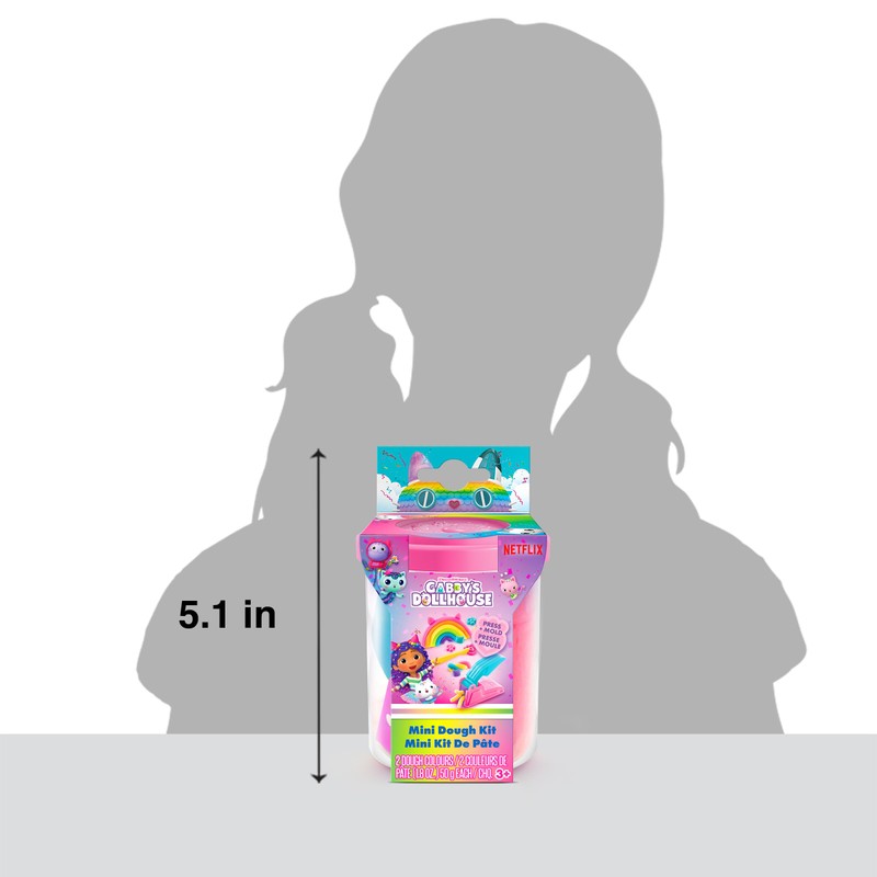 GABBY'S Dollhouse Mini Mystery Rainbow Dough KIT