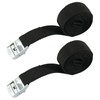 Lashing Straps, Adjustable Lashing Straps with Clamping Lock, Short Tie