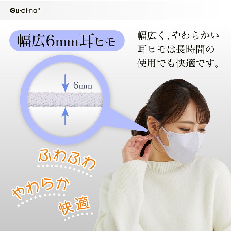 青山通商 グディナ 快適マスク立体 ローズ30枚入